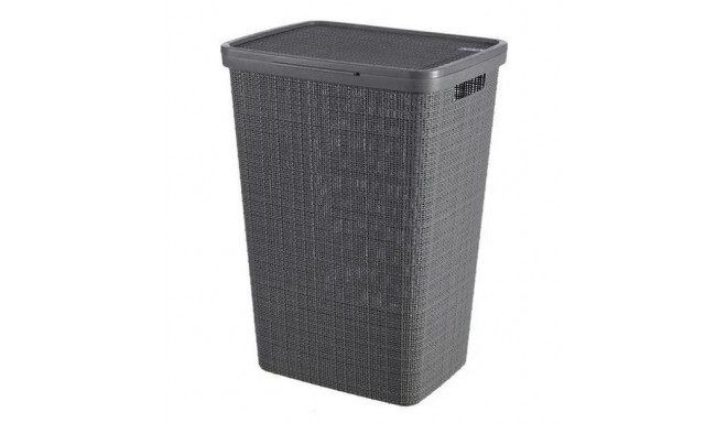 Curver laundry basket JUTE 58L Dark grey