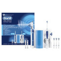 Oral-B PRO 2000 + Oxyjet Adult Rotating-oscillating toothbrush Blue, White
