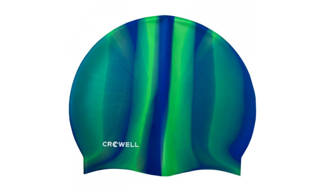 Crowell Multi Flame silicone swimming cap col. 12