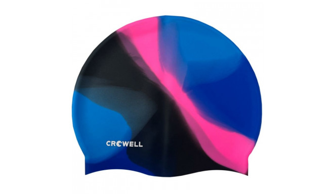 Crowell Multi Flame silicone swimming cap col.17