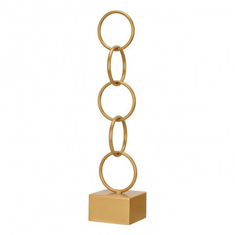 Decorative Figure Gift Decor JY21054G JY21054G Golden Rings 12,5 x 60,5 x 12,5 cm
