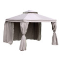 Gazebo LEGEND 2,91x2,91xH2/2,8m, beige