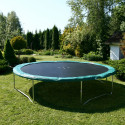 Trampoline D426cm with green pad