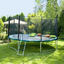 Trampoline D304cm with green pad