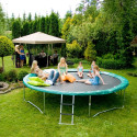 Trampoline D426cm with green pad