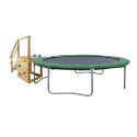 Trampoline D304cm with green pad