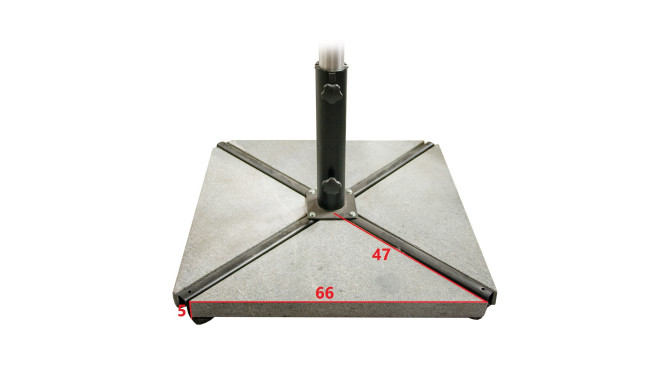 Stones for the parasol base 4pcs/58kg, concrete