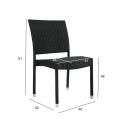 Chair WICKER-3 black