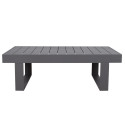 Coffee table FLUFFY 133x73,5xH42cm, grey