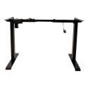 Table leg ERGO with 1 motor, black