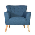 Кресло MOVIE 83x76xH83см, обивка: ткань, цвет: синий