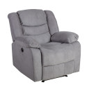 Armchair CYRUS recliner, grey
