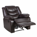 Armchair DIXON recliner, dark brown