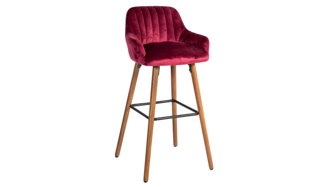 Bar chair ARIEL burgundy