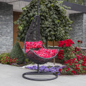 Hanging chair COCO dark grey