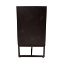 Kummut AMSTERDAM 160x40xH75cm, tamm/must