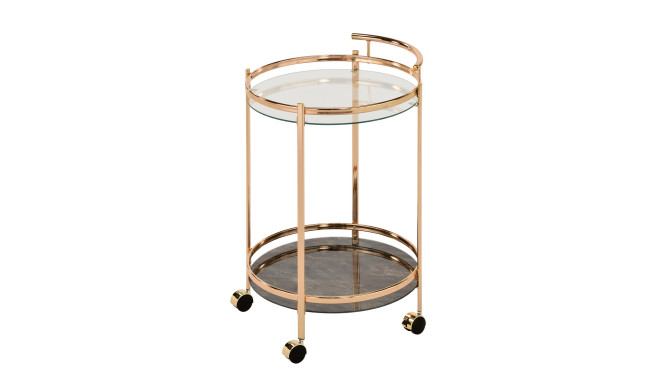 Serving cart GENUA D52xH79cm, gold