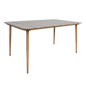 Laud NORWAY 147x90xH73cm, beež, alumiinium