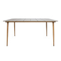 Laud NORWAY 147x90xH73cm, beež, alumiinium