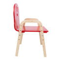 Kids chair HAPPY red