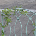 Rõdukomplekt MINT antiikroheline, laud D70xH75cm, 2 tooli 40x51xH92cm, sepistatud metall