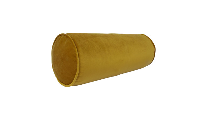 Pillow roll VELVET D18x50cm, mustard yellow