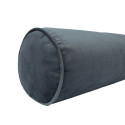 Рулонная подушка VELVET D18x50см, серая