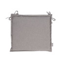 Chair pad FLORIDA 42x38xH3cm, greyish beige