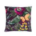 Spilvens AMAZONIA 45x45cm, ziedi/violets, 100%kokvilna, audums 249
