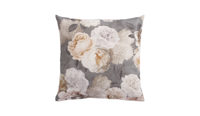 Pillow HOLLY 45x45cm, grey flowers