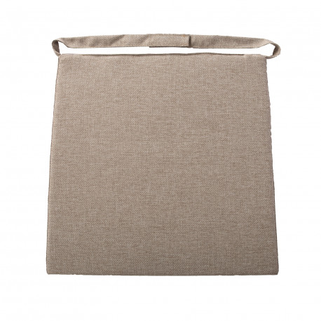 Chair pad WICKER-2/3, 48x46xH3cm, beige