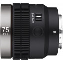 Samyang V-AF 75mm T1.9 lens for Sony FE
