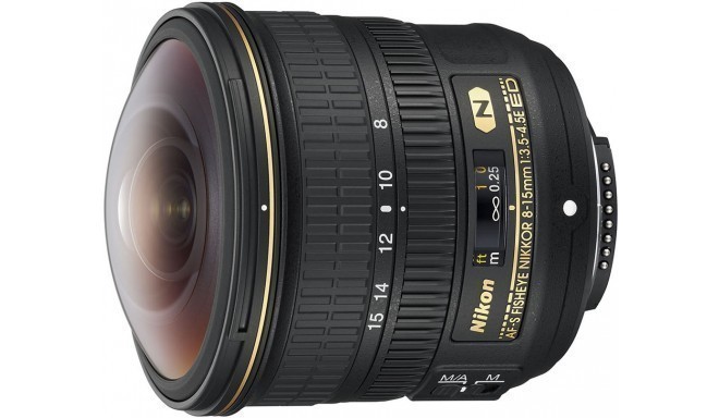 Nikon AF-S Fisheye Nikkor 8-15mm f/3.5-4.5E ED objektīvs