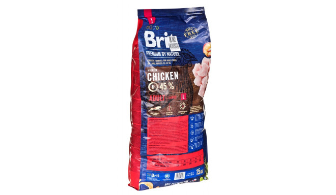 Brit Premium By Nature Adult L - dry dog food - 15kg