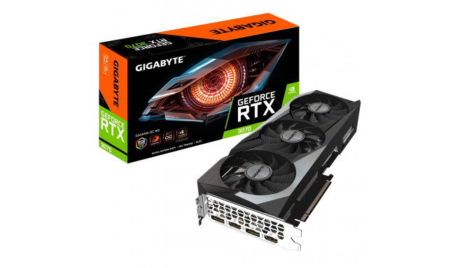 Gigabyte videokaart GeForce RTX 3070 GAMING OC 8G (rev. 2.0) NVIDIA 8 GB GDDR6