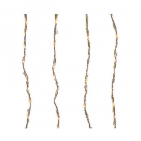 LED Curtain Lights Lumineo Transparent Warm light Soft green