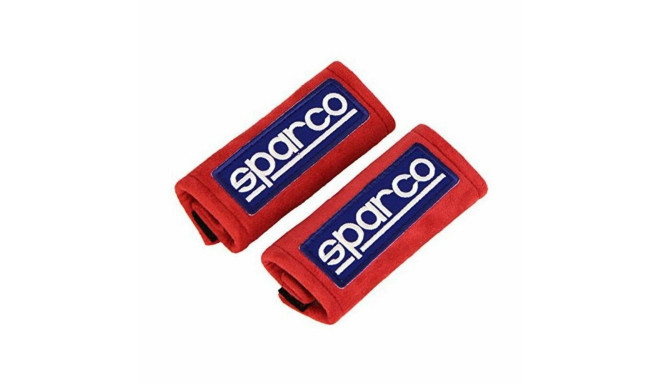 Seat Belt Pads Sparco 01099RS Mini Red (2 uds)