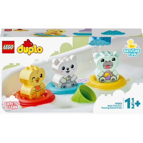 10965 LEGO® DUPLO® Creative Play Jautram vannošanās laikam: peldošs dzīvnieku vilciens