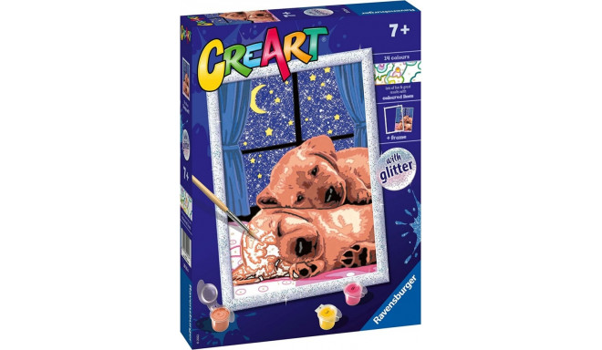 Picture Creart For children - Sleeping dogs