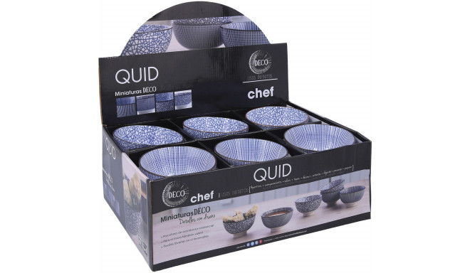 Bowl Quid Chef Ceramic Multicolour (11 cm) (Pack 24x)