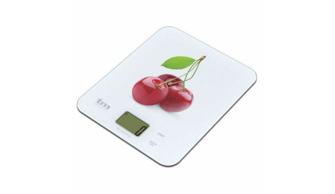 kitchen scale TM Cherries 8 kg (22,4 x 18,5 cm)