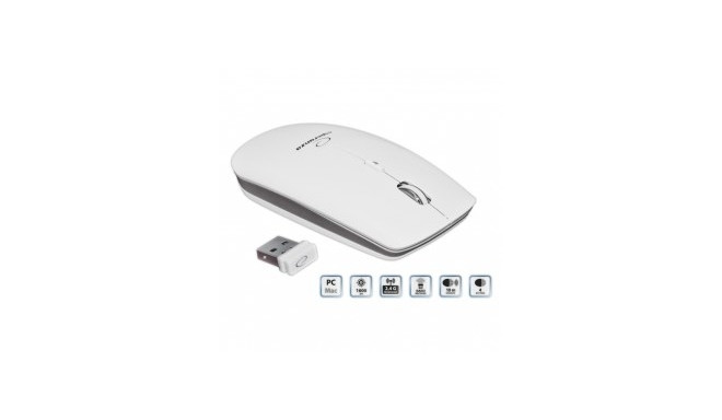 Esperanza EM120W mouse RF Wireless Optical 2400 DPI