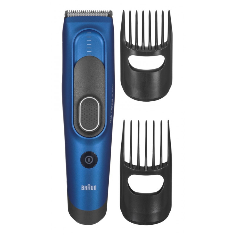 Braun hair clipper HC5030, black/blue - Hair clippers - Photopoint