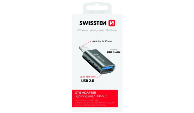 Swissten OTG Adapter Lightning to USB Connection