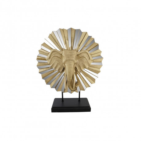 Dekoratīvās figūriņas DKD Home Decor 47 x 18 x 56,5 cm Zilonis Bronza