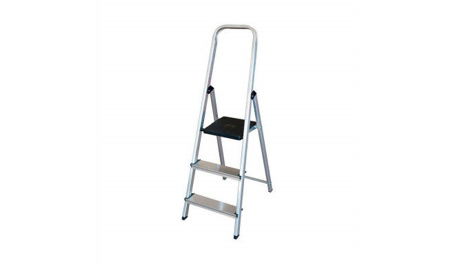3-step folding ladder EDM Aluminium (40 x 10,5 x 126 cm)