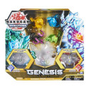 Bakugan Evolutions, Genesis Collection Pack, 2 Light Up Action Figures, 4 Exclusive , 2 Nanogan, 8 C