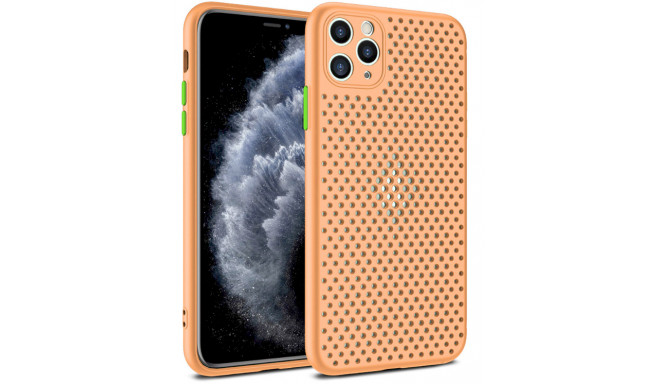 Fusion Breathe Case Silicone Case For Apple iPhone 12 Pro Max Orange