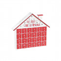 Adventes kalendārs DKD Home Decor LED Licht Ar kastēm Māja Koks MDF (30 x 7 x 27 cm)