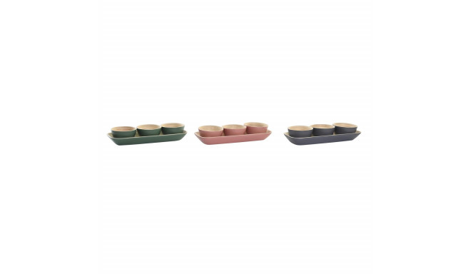 Appetizer Set DKD Home Decor Bamboo 32 x 12,7 x 3,5 cm (3 Units)